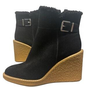 Franco Sarto Women's L-Ulayna Ankle Boots, size 8.5, black, NWOT